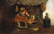 William Merritt Chase The Moorish Warrior oil painting reproduction